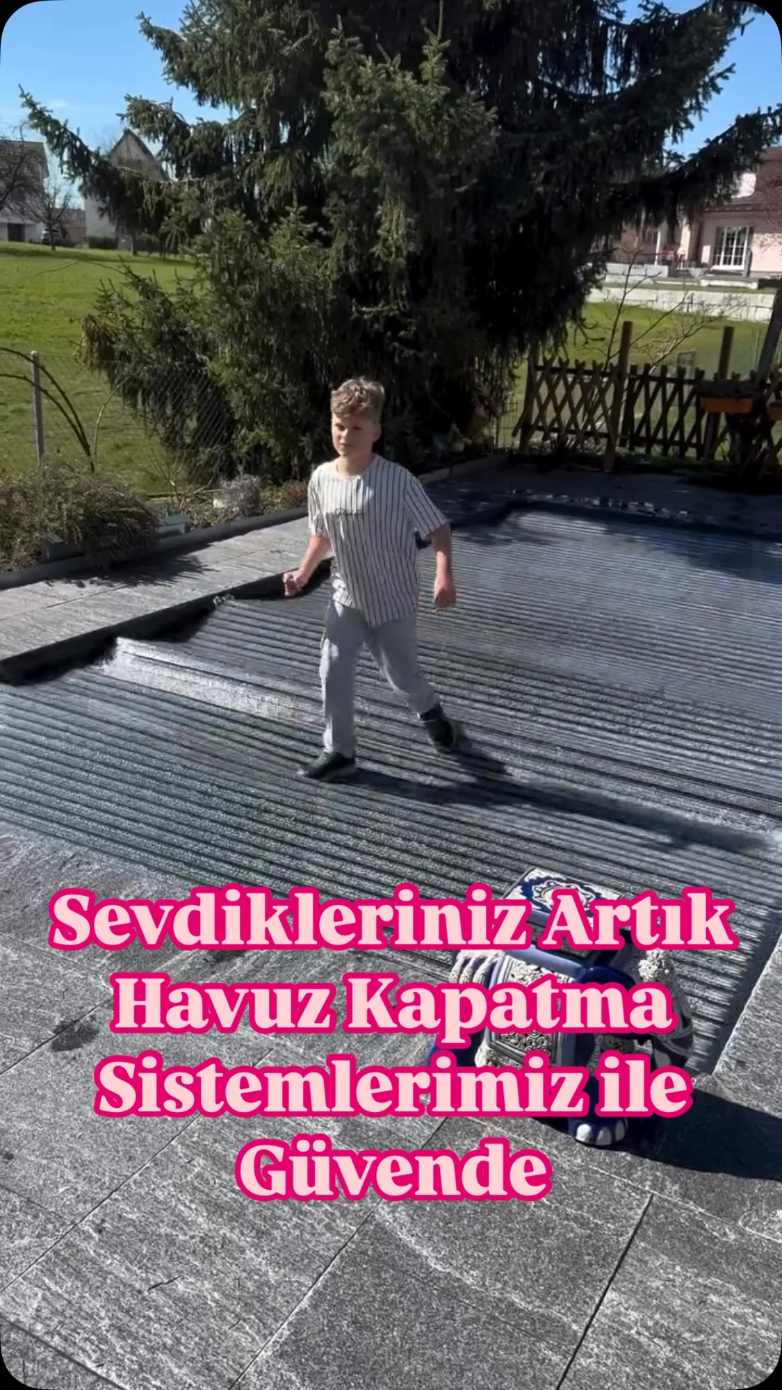 Sermed Havuz otomatik havuz kapatma sistemi uygulaması